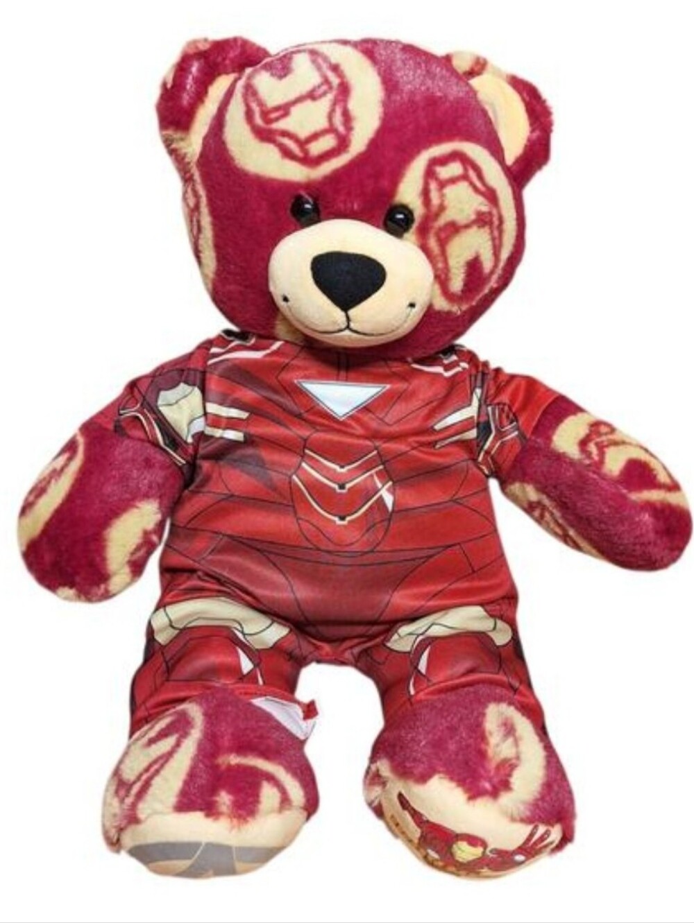 Build a bear Workshop iron man Teddy Bear 16" Marvel avengers w outfit plush toy